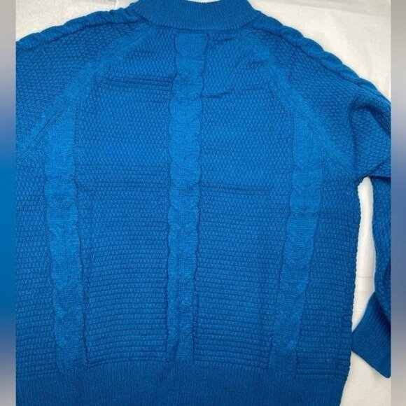NEW YORK & COMPANY CABLE-KNIT MOCK NECK PULLOVER SWEATER XXL - Picture 11 of 11